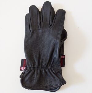 Watson Gloves 587 Range Rider Black Full Grain Deerskin Leather Drivers Gloves S